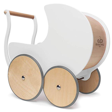 Kinderfeets White Pram 2 in 1 Walker - Online Exclusive