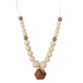 Chewable Charm The Collins Teething Necklace - Cream