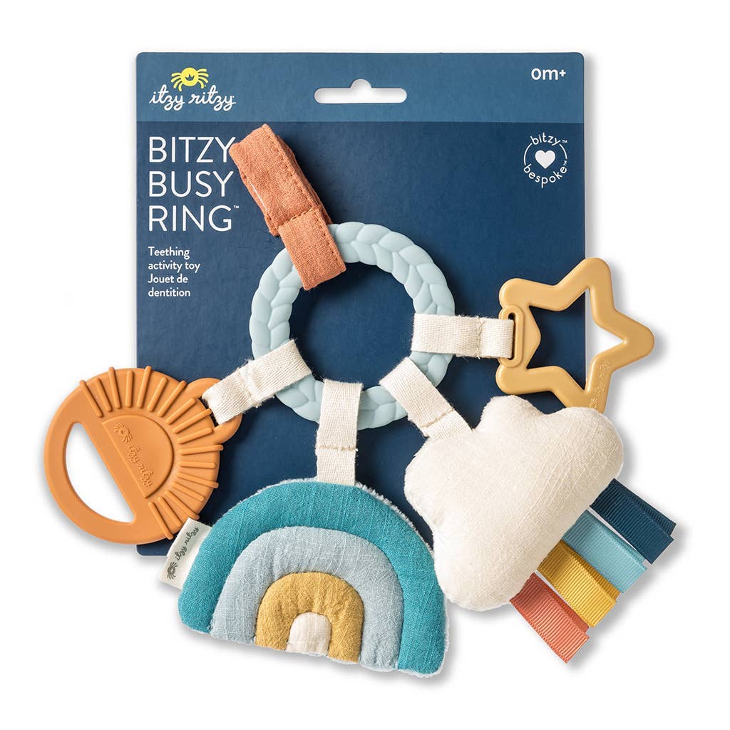 Itzy Ritzy Bitzy Busy Ring Bunny Teething Activity Toy