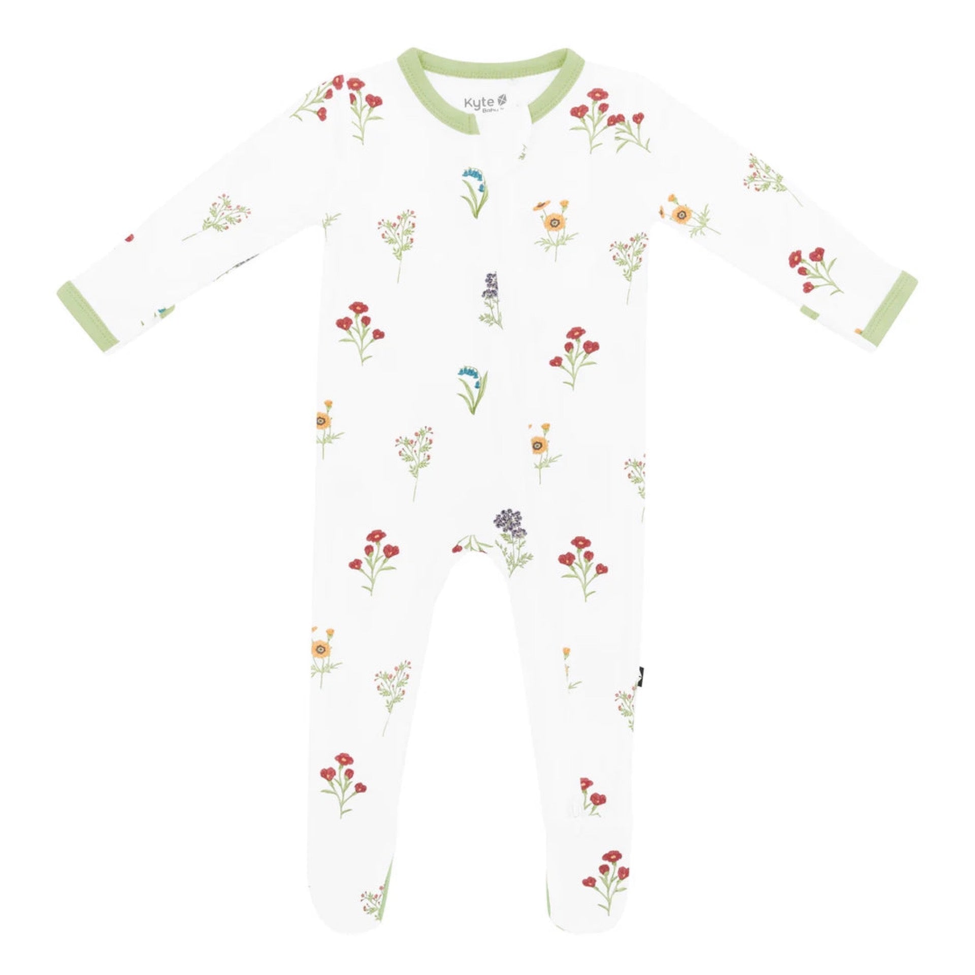 Kyte Baby Wildflower Zippered Footie