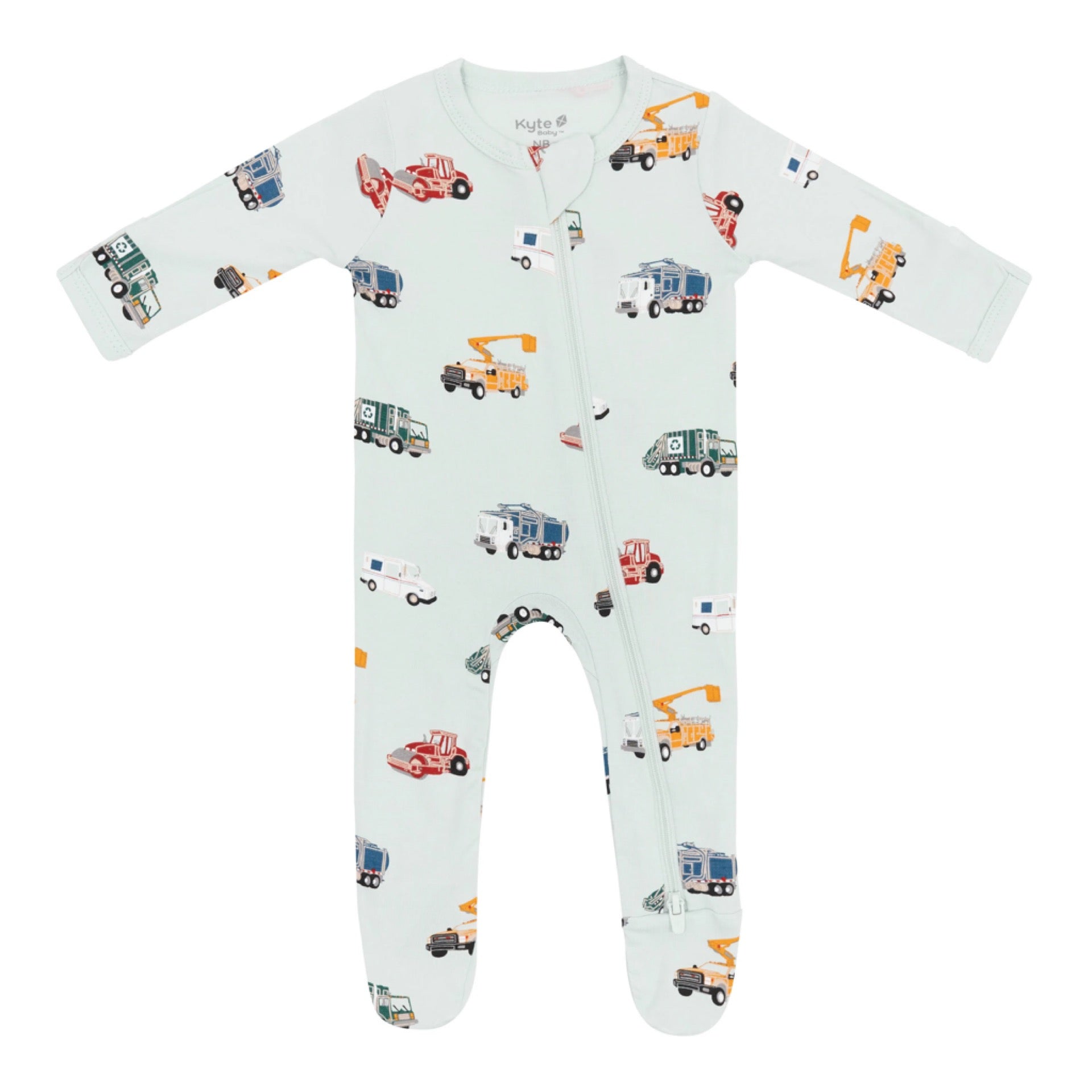 Kyte Baby City Vehicles Zippered Footie