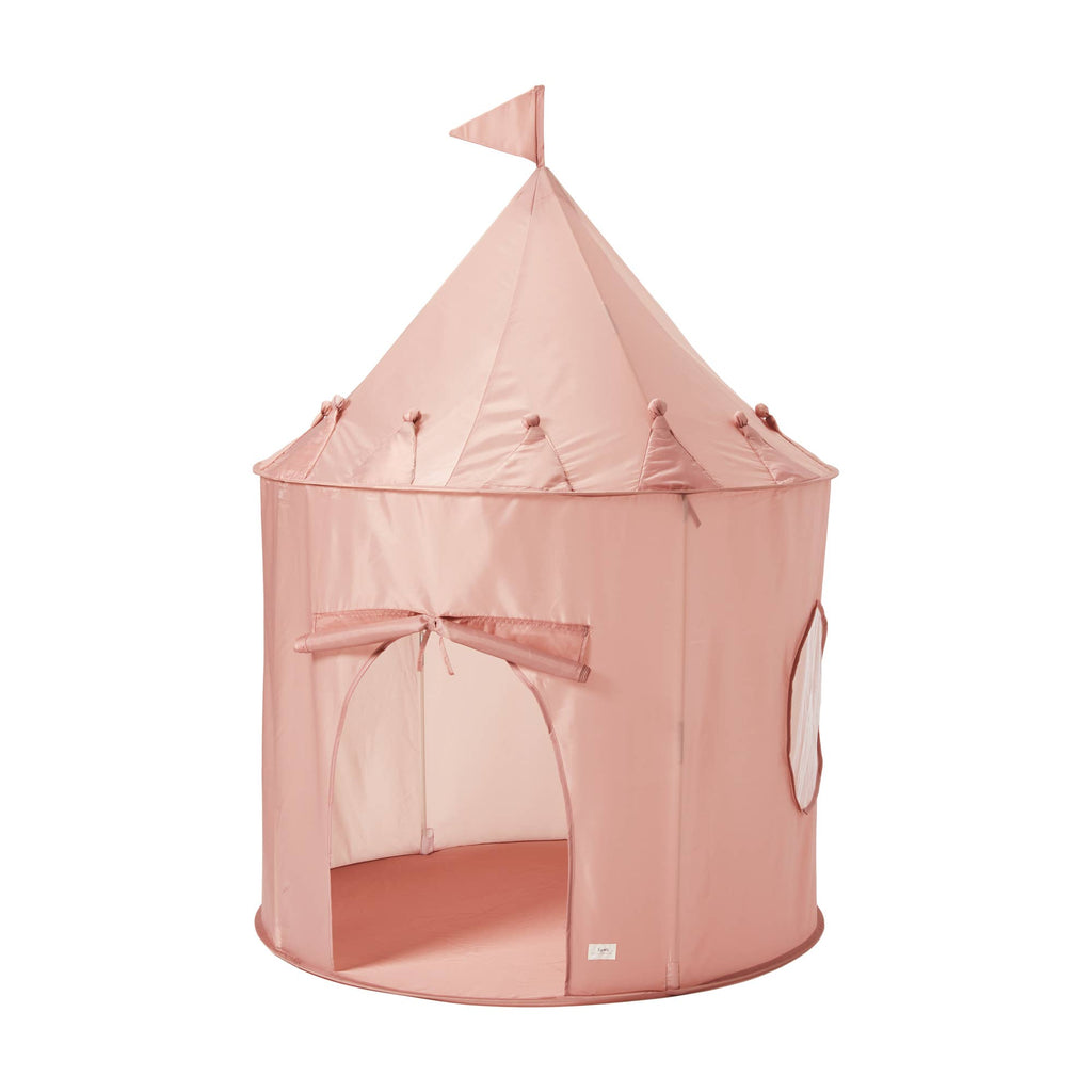 3 Sprouts Kids Play Tent Castle with Recycled Fabric - Beige
