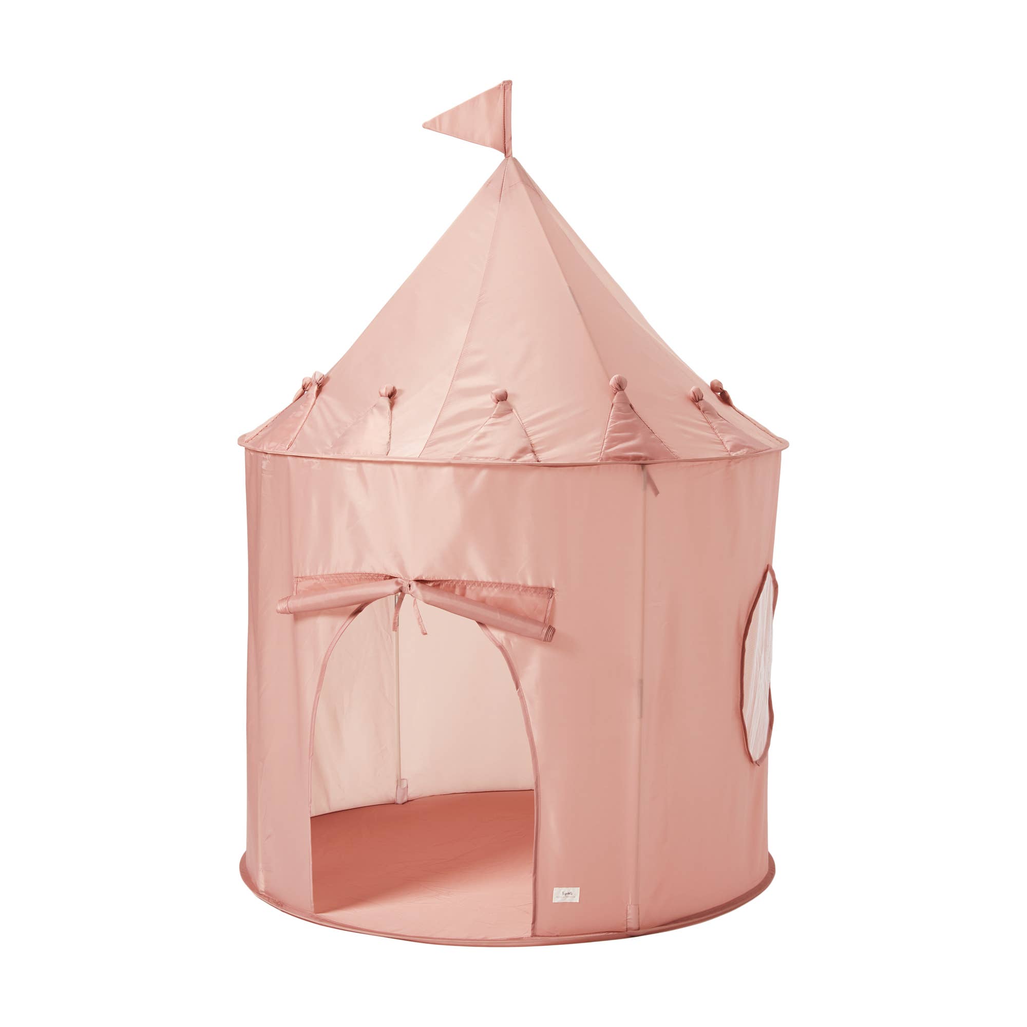 3 Sprouts Kids Play Tent Castle with Recycled Fabric - Beige