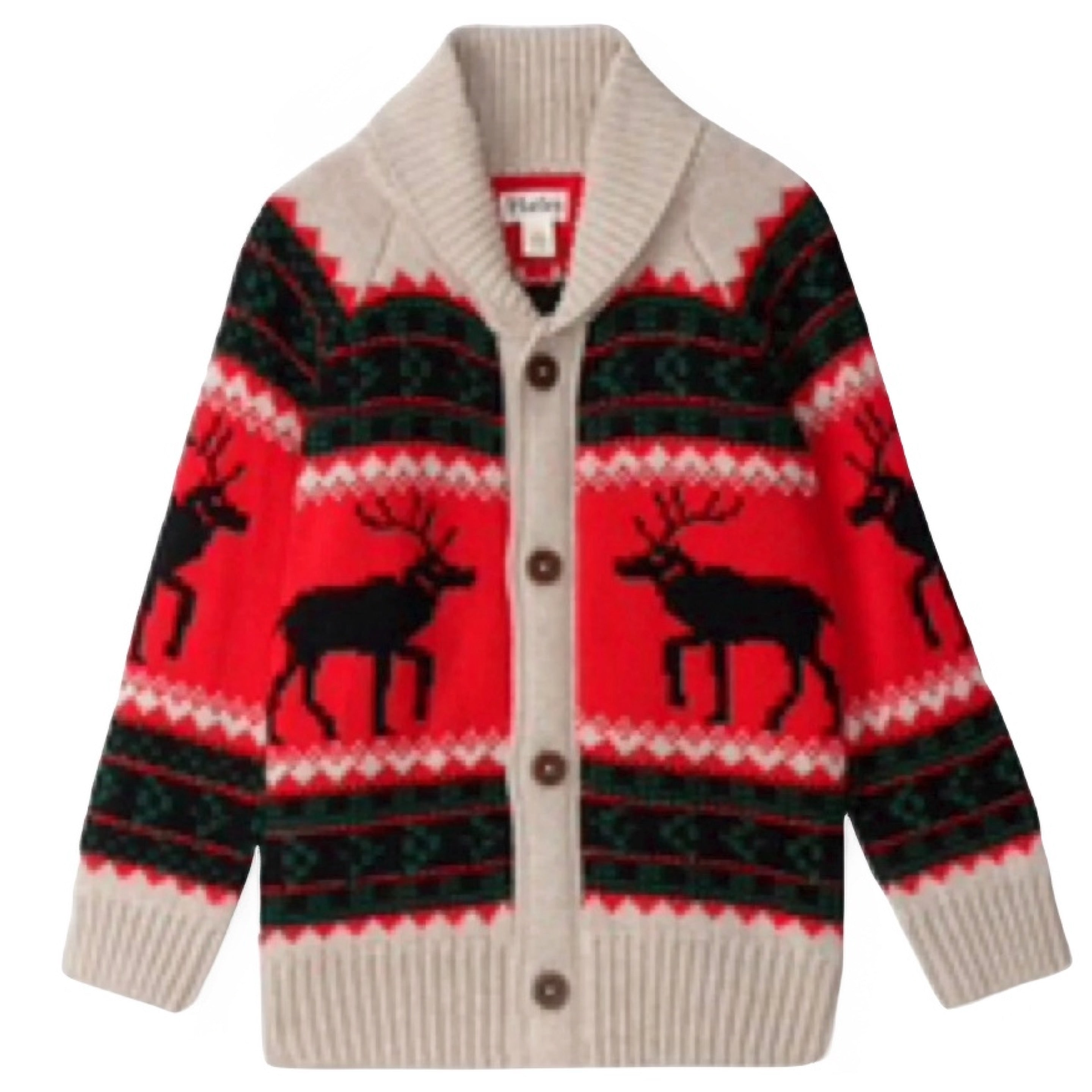 Hatley Elk Shawl Collar Cardigan