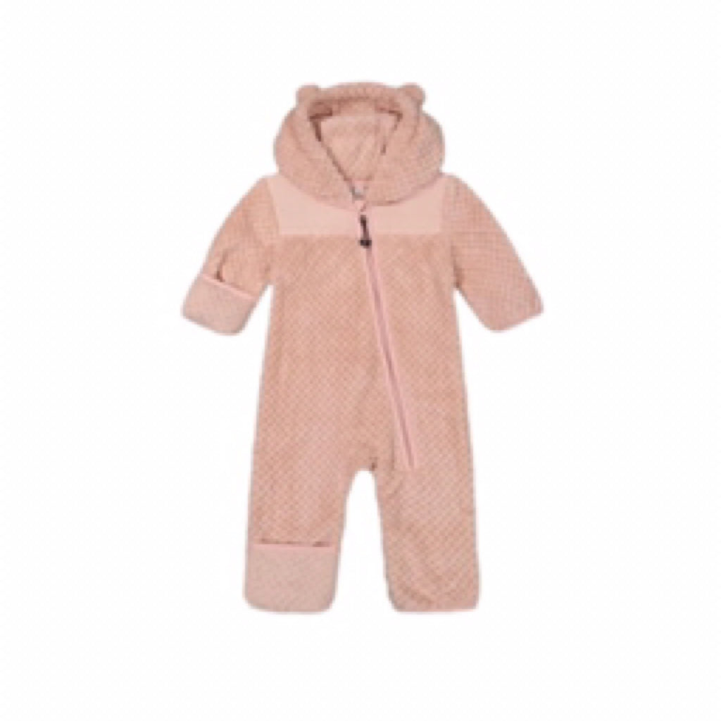 Deux Par Deux Pink Plush One Piece
