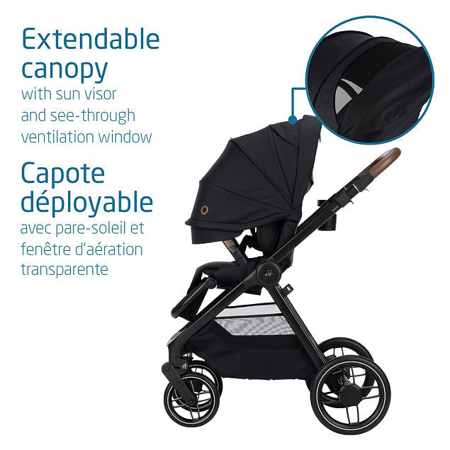 Maxi Cosi Oxford Stroller Essential Black - Online Exclusive