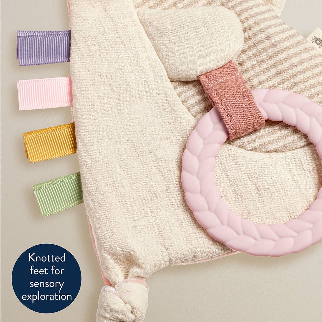 Itzy Ritzy Bitzy Crinkle Bunny Sensory Toy With Teether