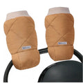 7AM Cognac Quilted Warmmuffs