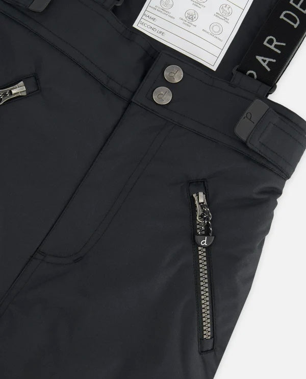 Deux par Deux Black Snow-pants