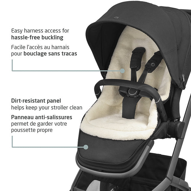 Maxi Cosi 2-In-1 Footmuff Twillic Black - Online Exclusive
