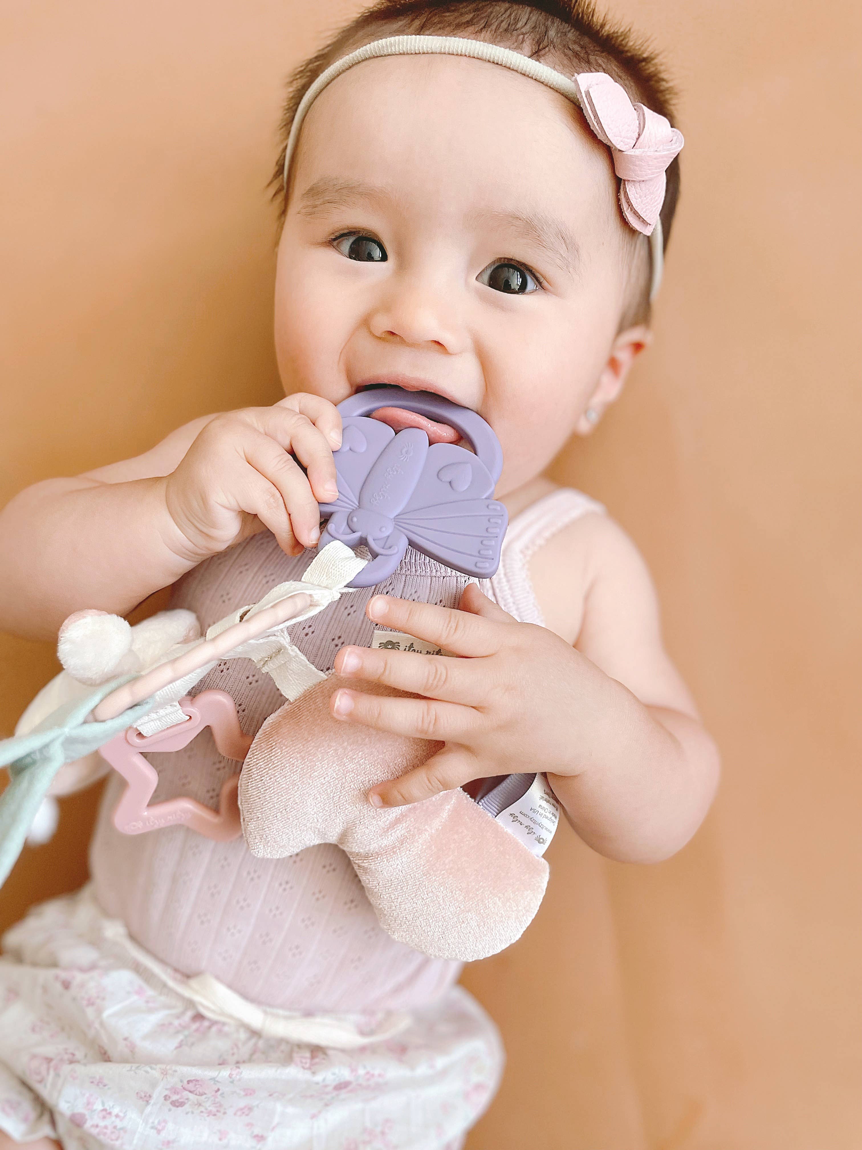 Itzy Ritzy Bitzy Busy Ring Bunny Teething Activity Toy