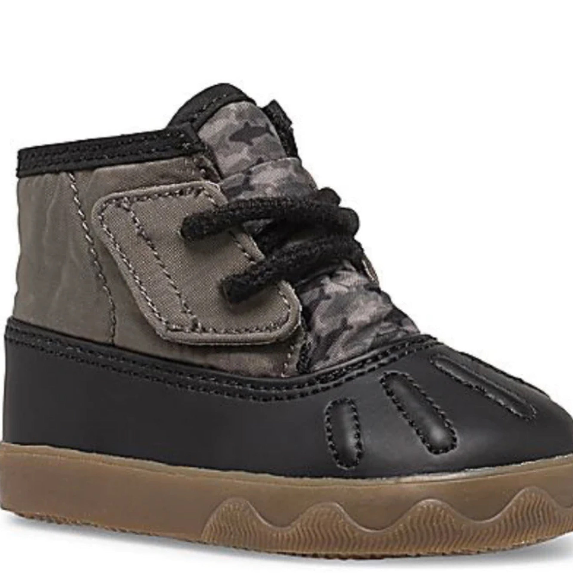 Sperry Icestorm Crib Boot - Black/Stone