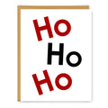 Footnotes Ho Ho Ho Christmas Greeting Card