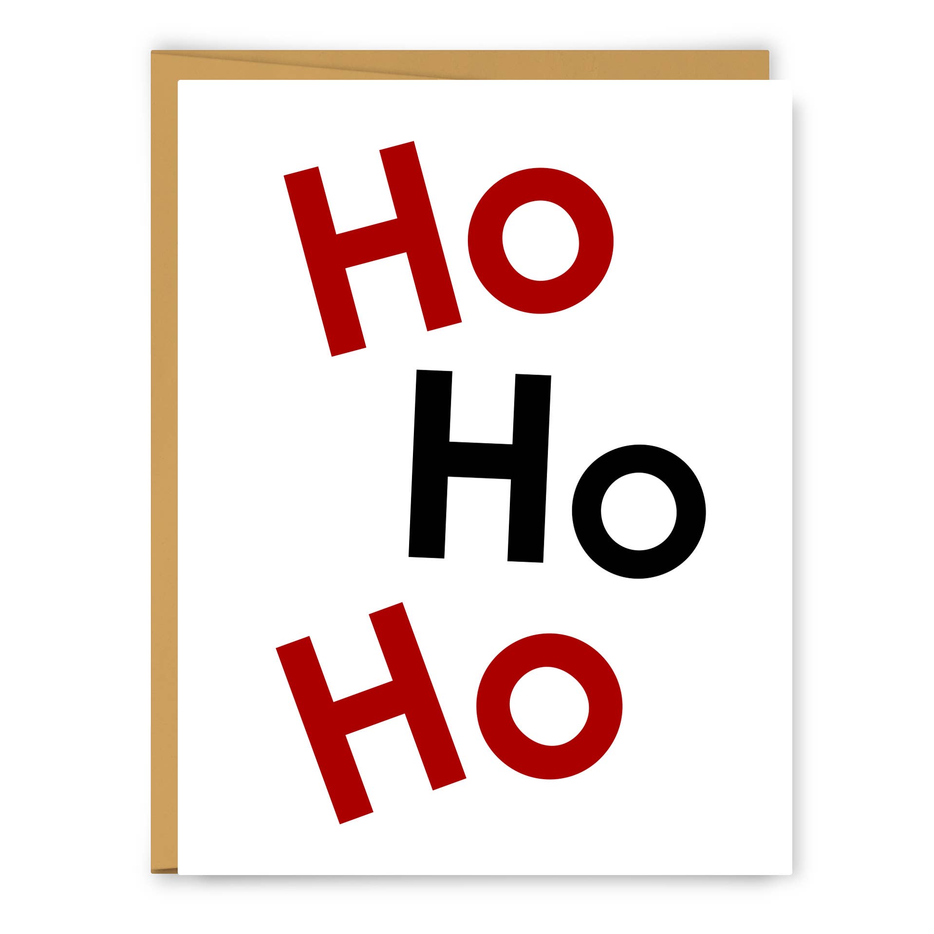 Footnotes Ho Ho Ho Christmas Greeting Card