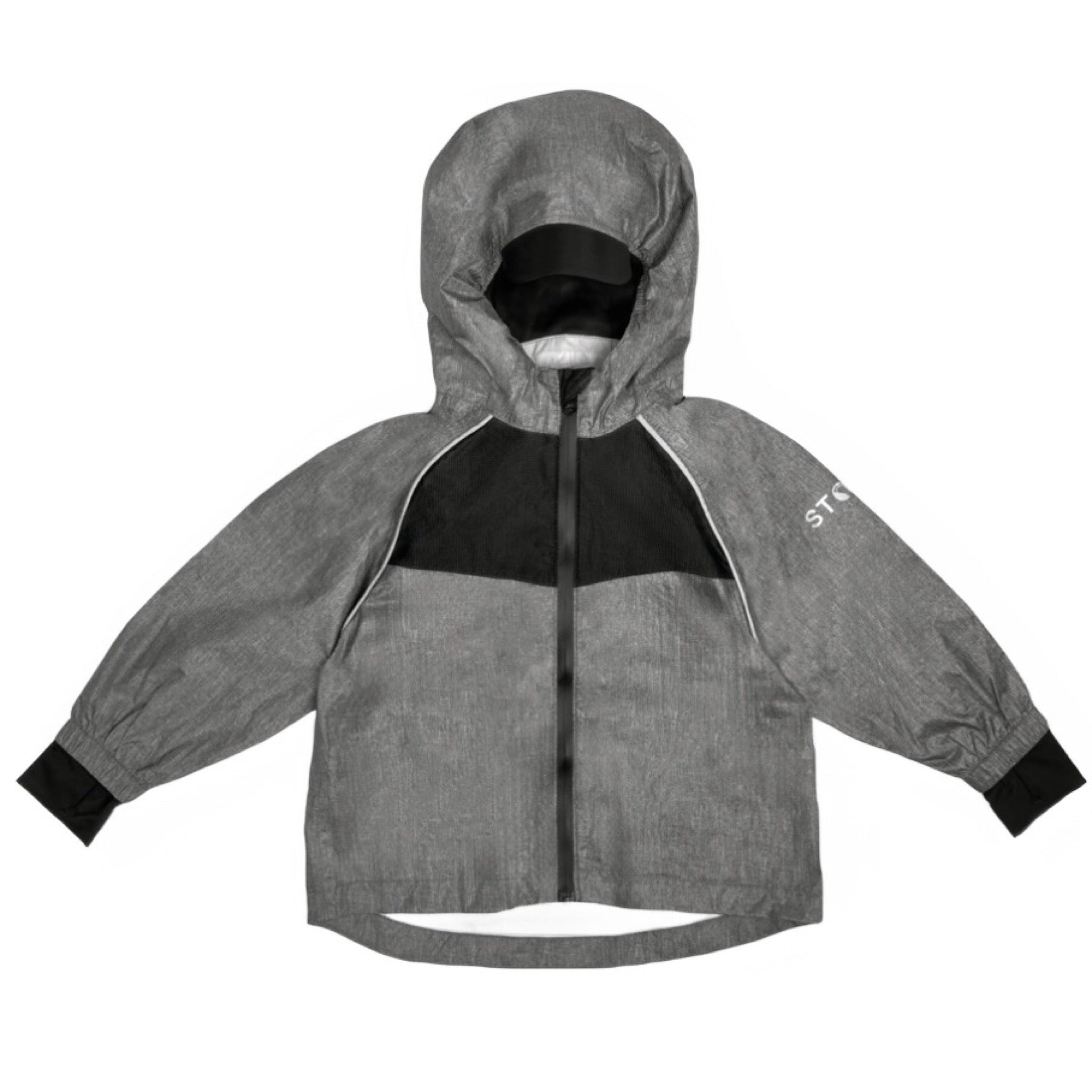 Stonz Heather Grey Rain Jacket