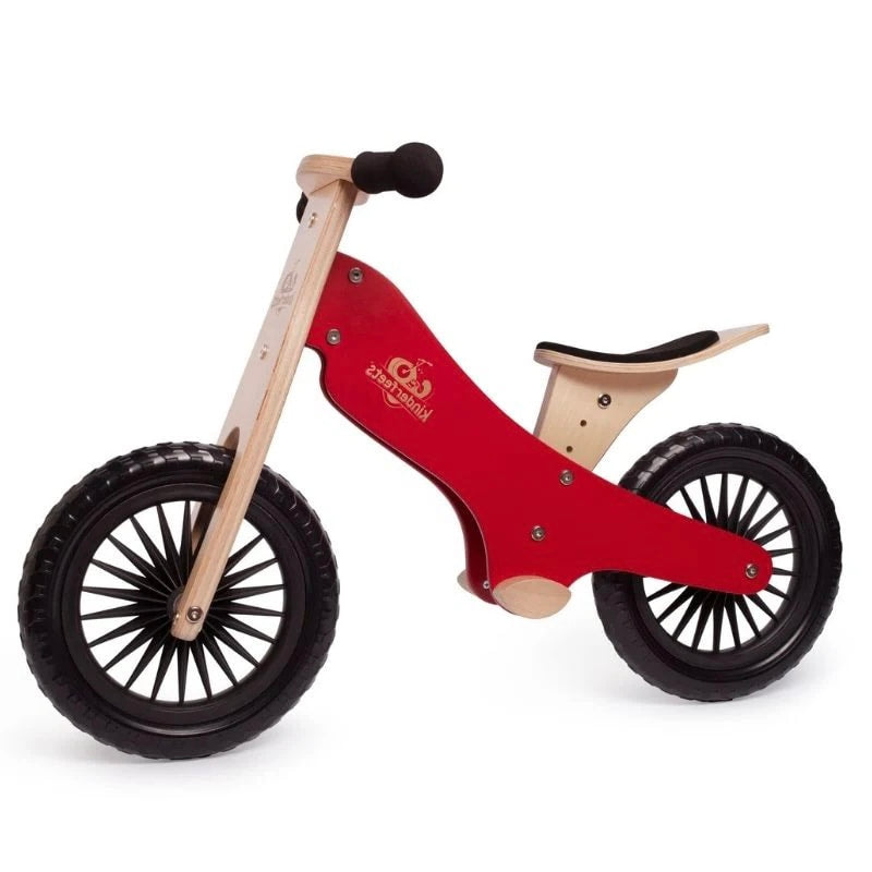 Kinderfeets Cherry Red Classic Balance Bike - Online Exclusive