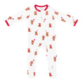 Kyte Baby Bear Hearts Zippered Footie