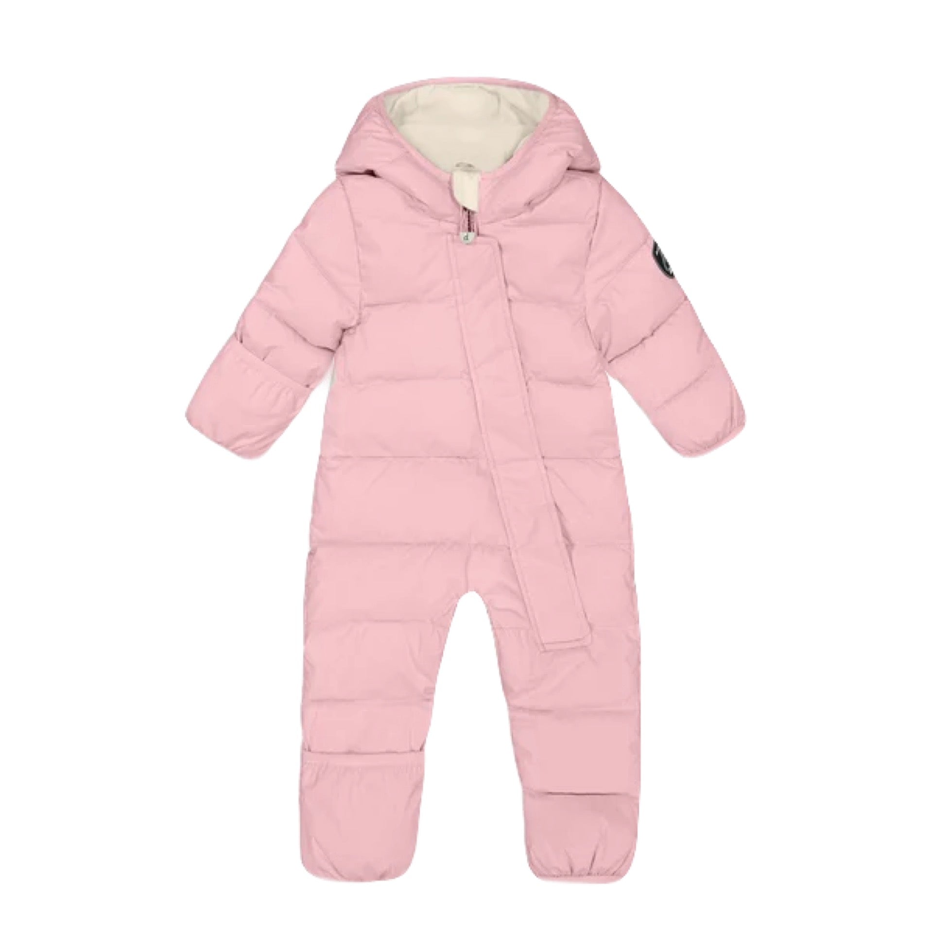 Deux Par Deux One-Piece Cloud Compressible Snowsuit Designed For Car Seat Pink
