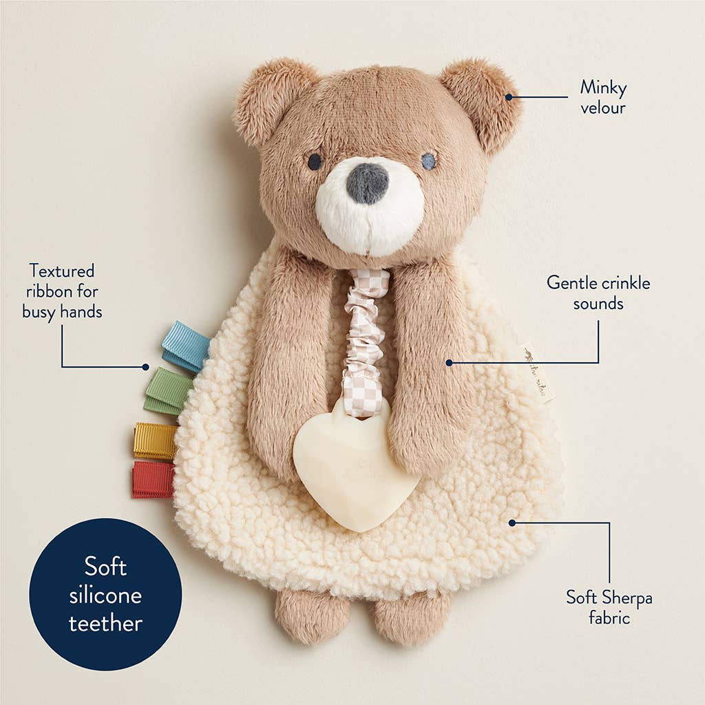 Itzy Ritzy Itzy Friends Billie The Taupe Bunny Lovey Plush