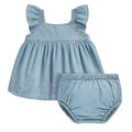Souris Mini Denim Dress with Bloomers