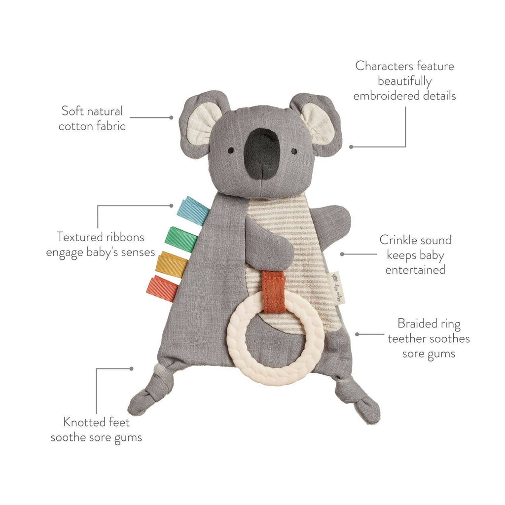 Itzy Ritzy Bitzy Crinkle Bunny Sensory Toy With Teether