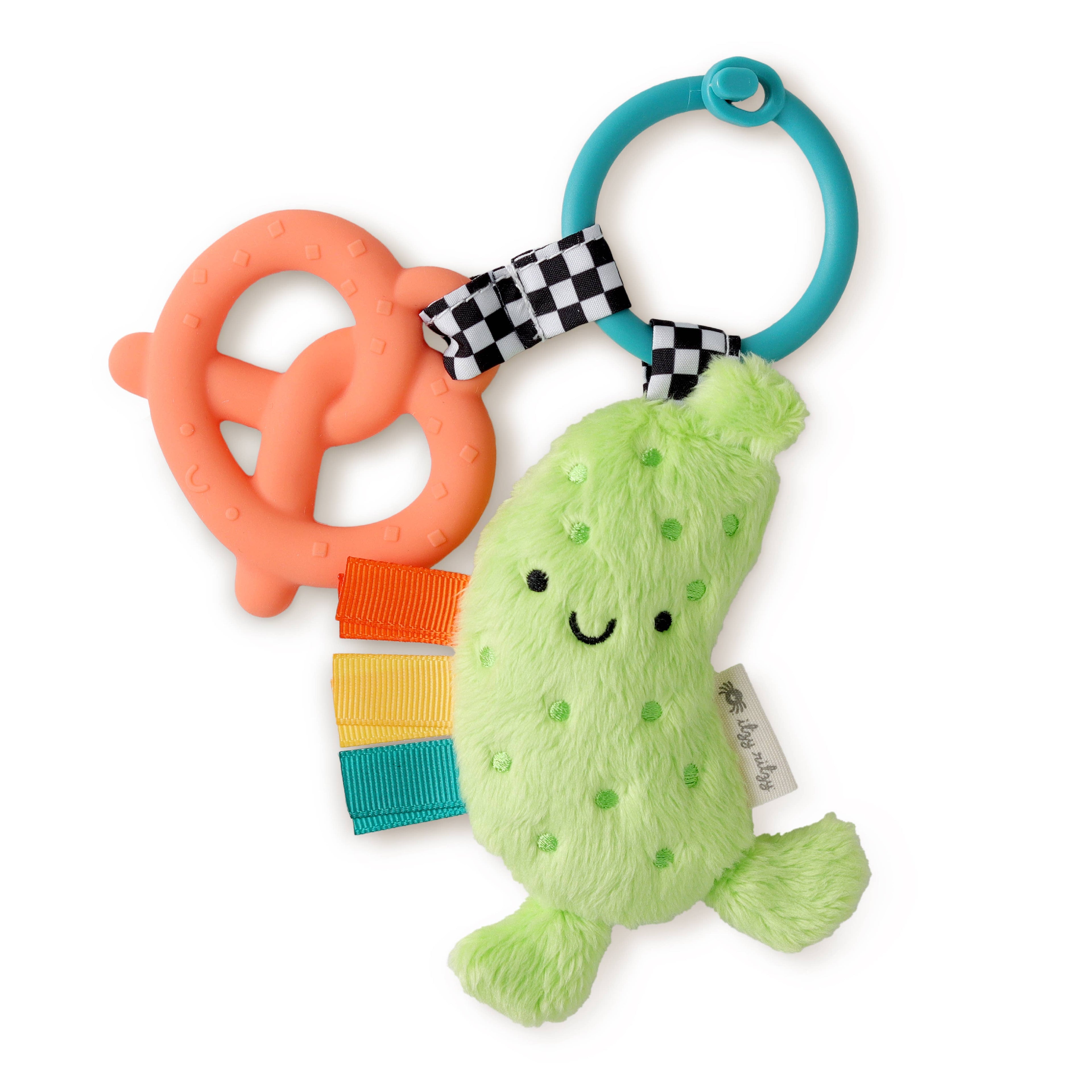 Itzy Ritzy Itzy Pal Cow Plush + Teether