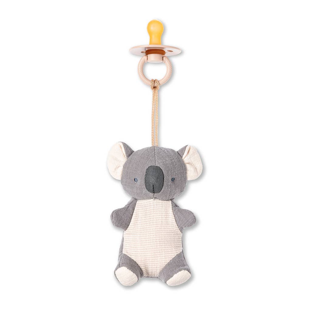 Itzy Ritzy Bitzy Pal Bunny Natural Rubber Pacifier & Plush