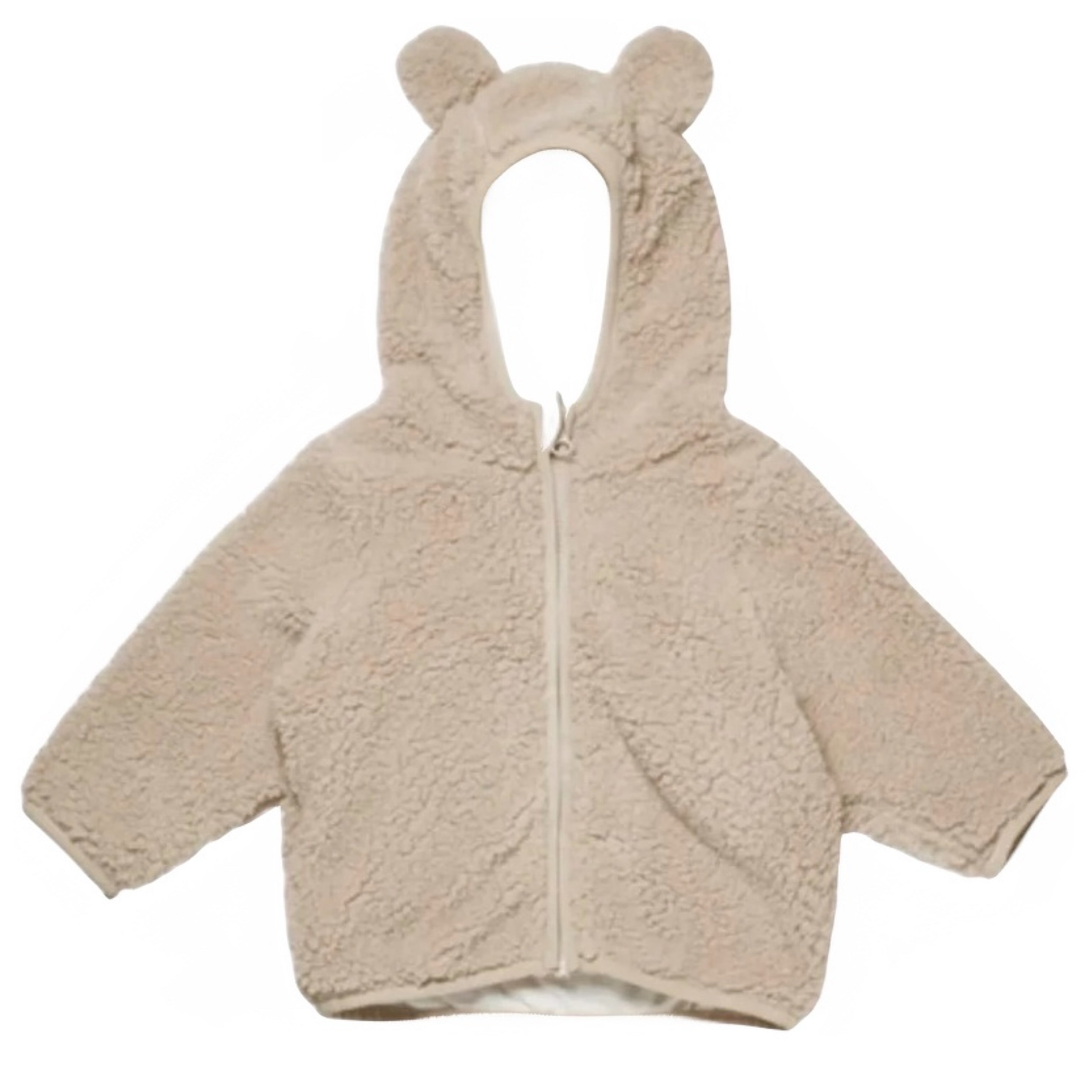 Quincy Mae Sand Bear Jacket