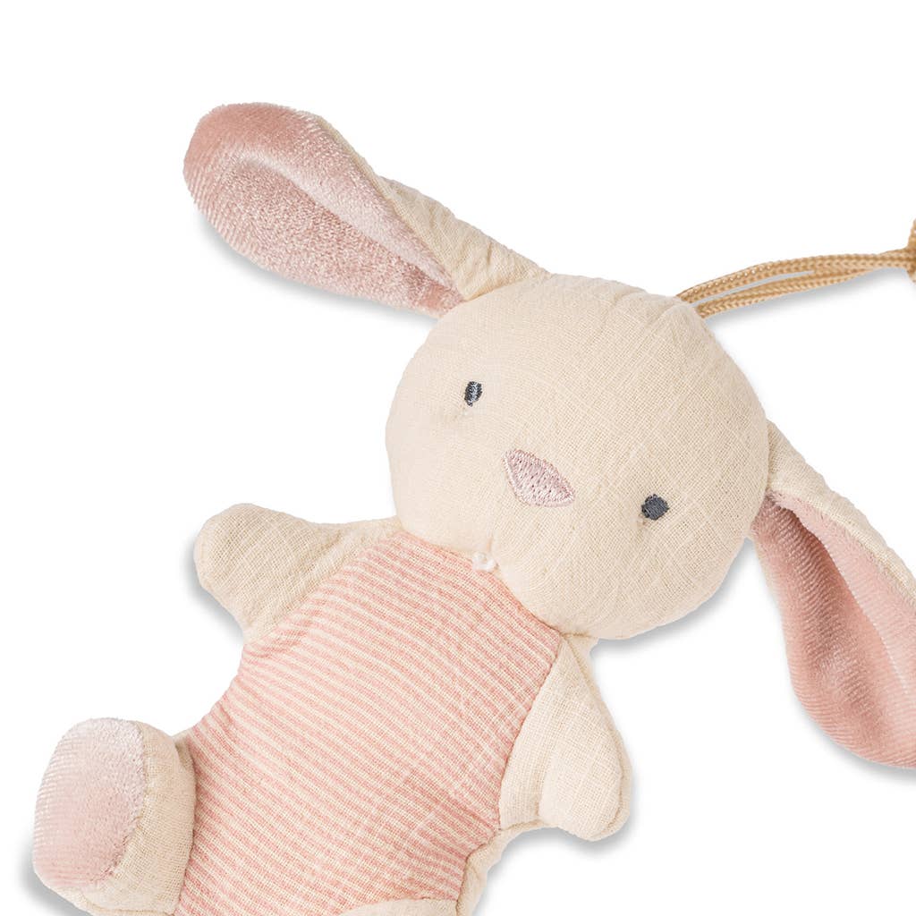 Itzy Ritzy Bitzy Pal Bunny Natural Rubber Pacifier & Plush