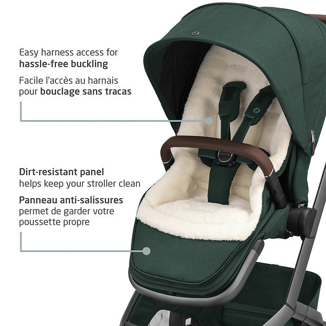 Maxi Cosi 2-In-1 Footmuff Twillic Green - Online Exclusive