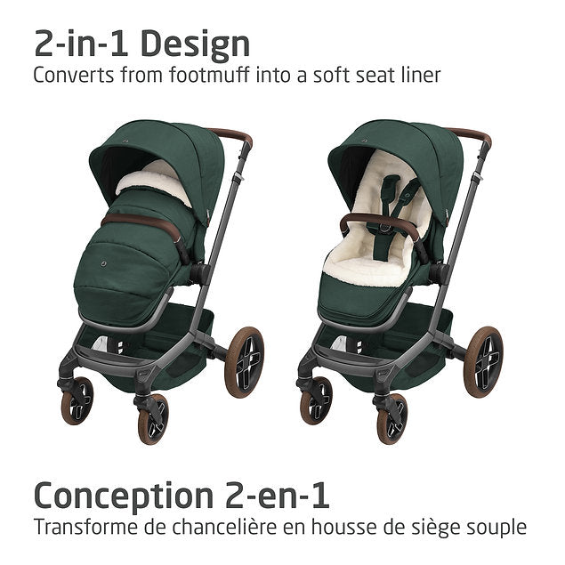 Maxi Cosi 2-In-1 Footmuff Twillic Green - Online Exclusive