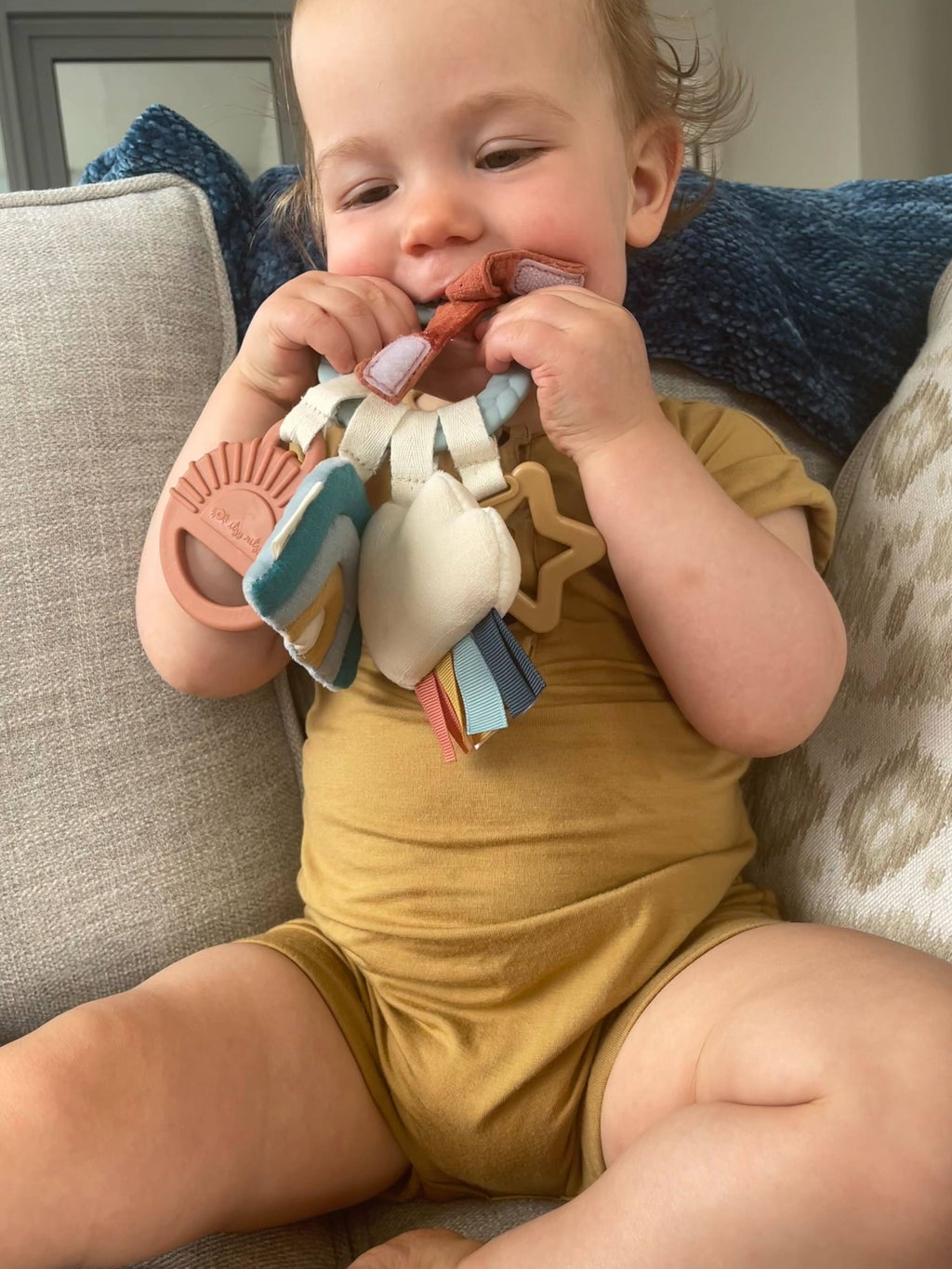 Itzy Ritzy Bitzy Busy Ring Bunny Teething Activity Toy
