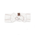 Papillon Bebe Fawn Stripe Knotted Bow Headband