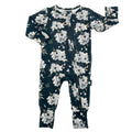 Belan J Dark Floral Footless Zipper Sleeper