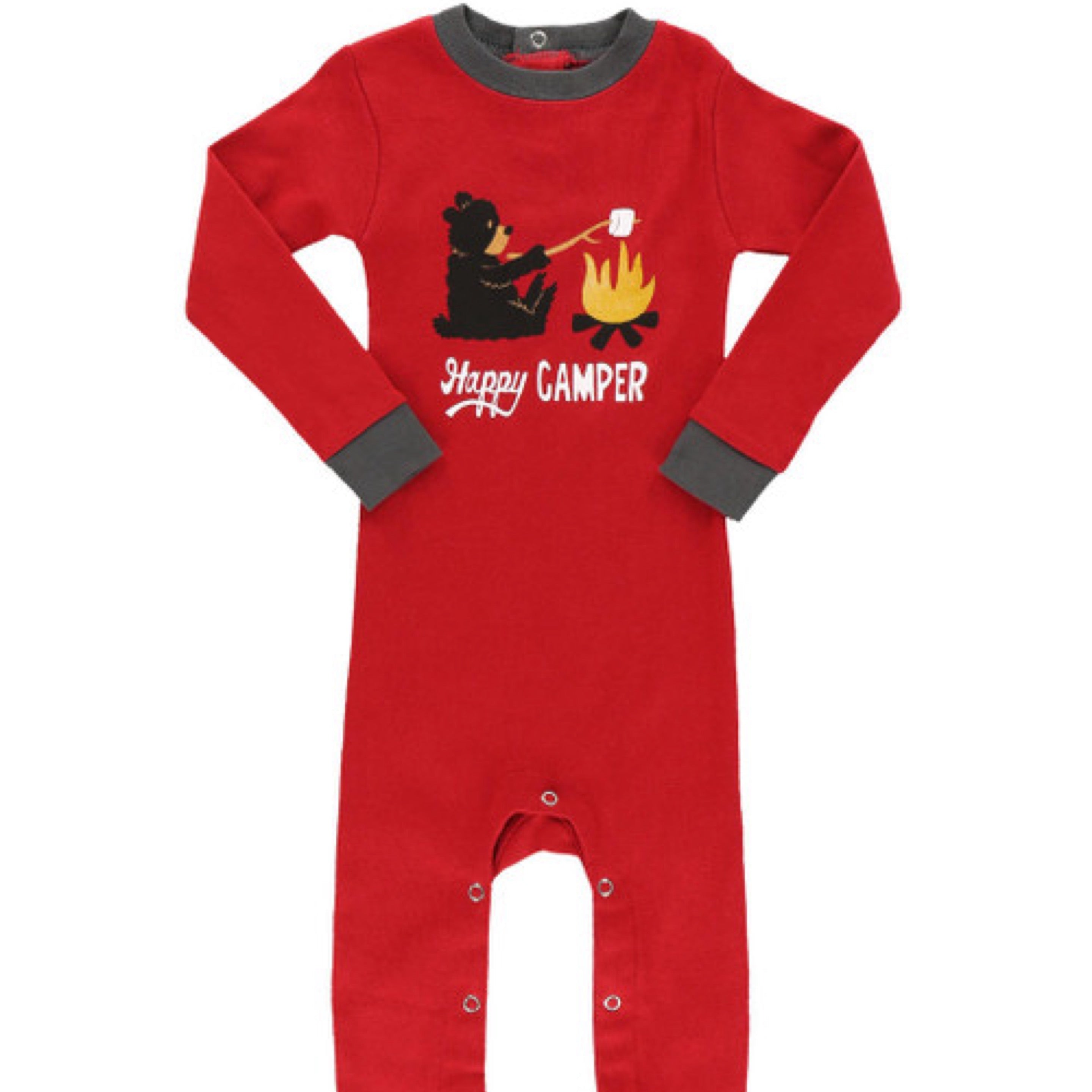 Lazy One Happy Camper Infant Union Suit
