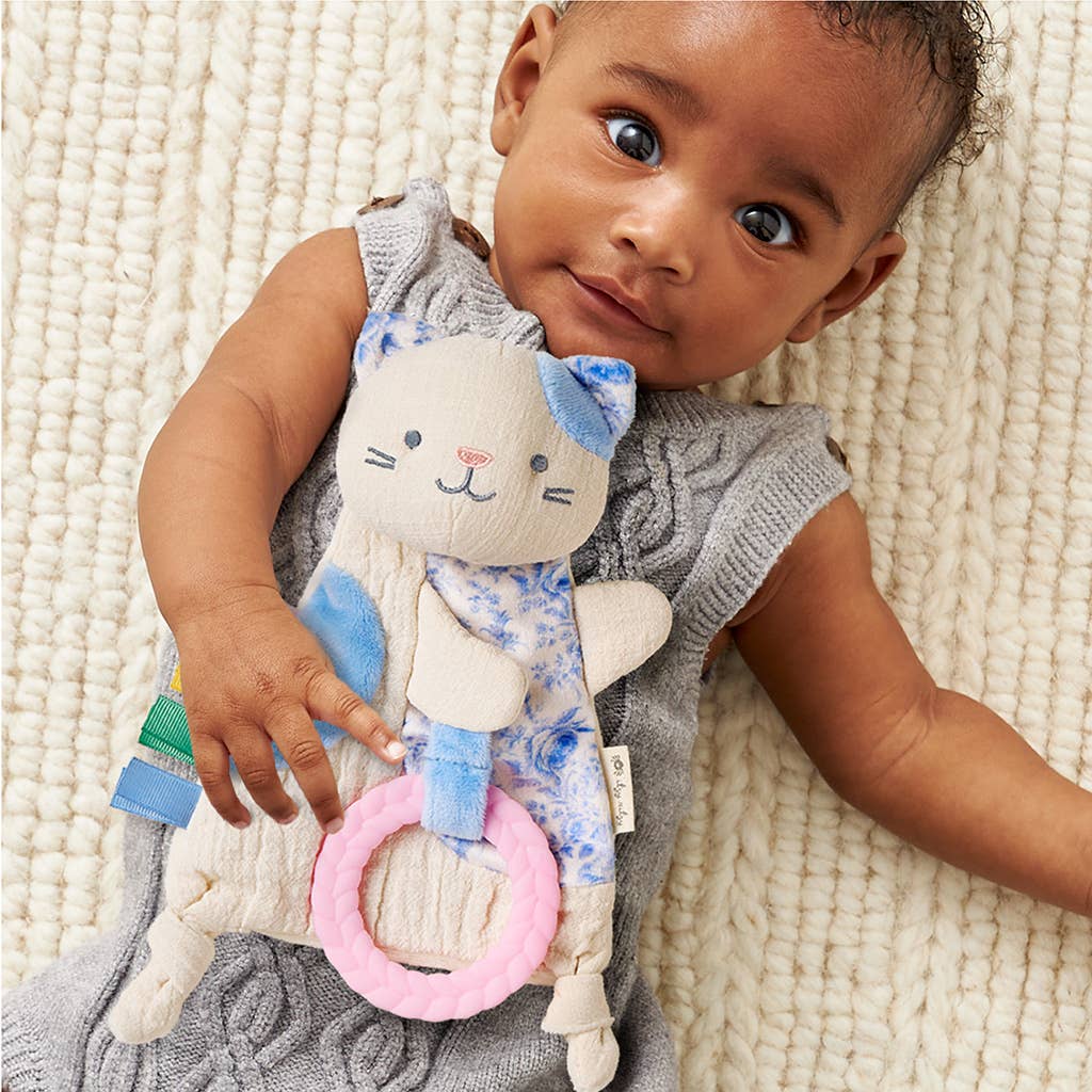 Itzy Ritzy Bitzy Crinkle Fox Sensory Toy With Teether