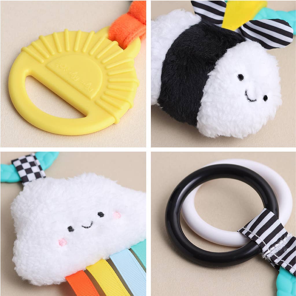 Itzy Ritzy Bitzy Busy Ring Bunny Teething Activity Toy