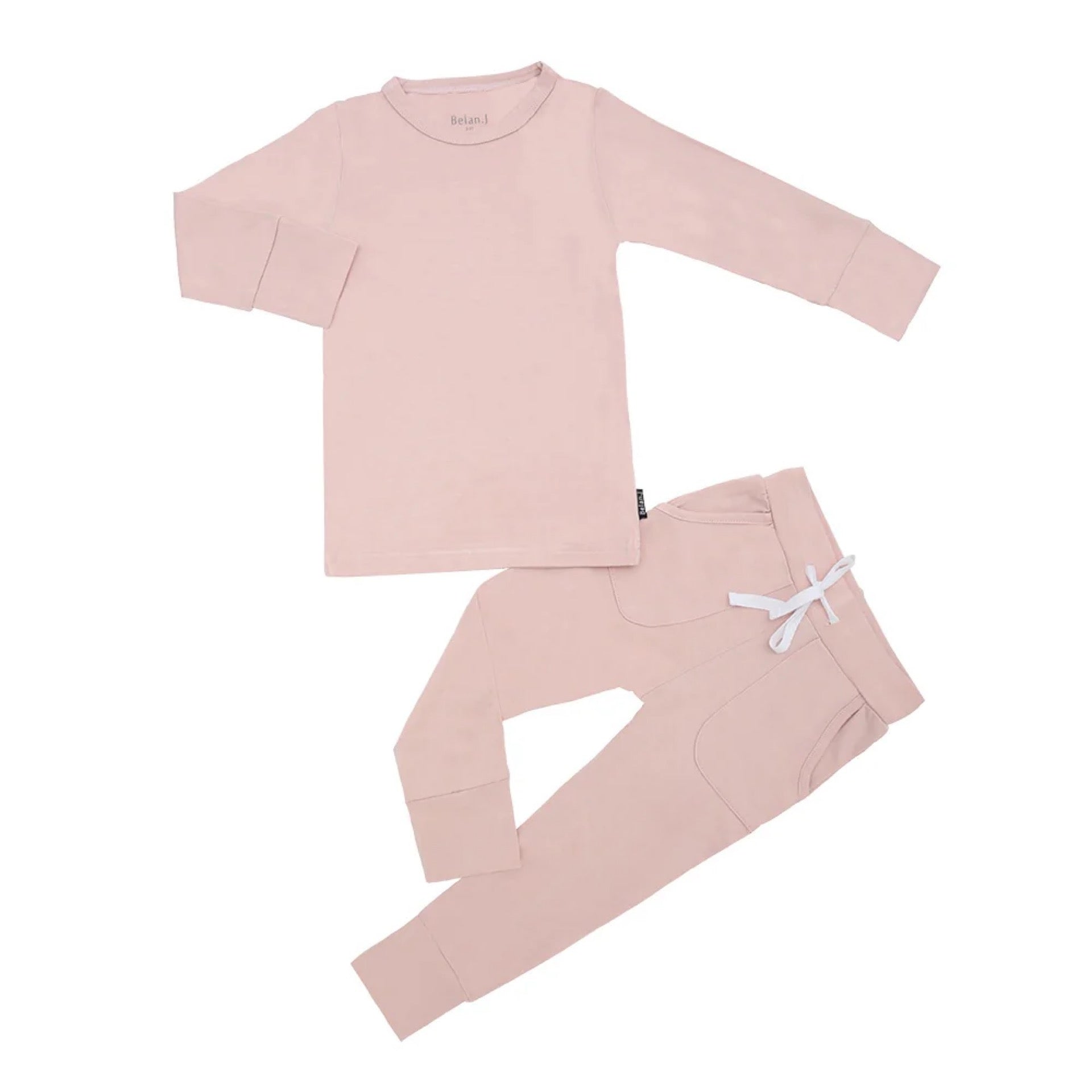 Belan J Rose Quartz Long Sleeve PJ Set