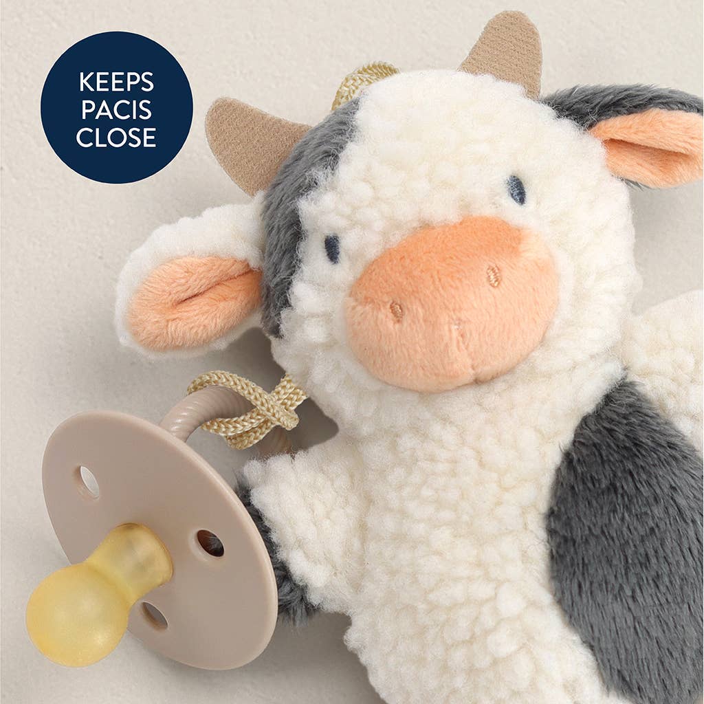 Itzy Ritzy Bitzy Pal Bunny Natural Rubber Pacifier & Plush