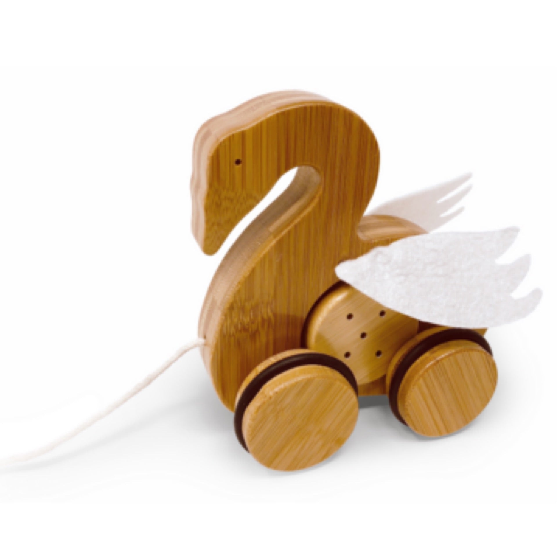 Kinderfeets Bamboo Push & Pull Swan