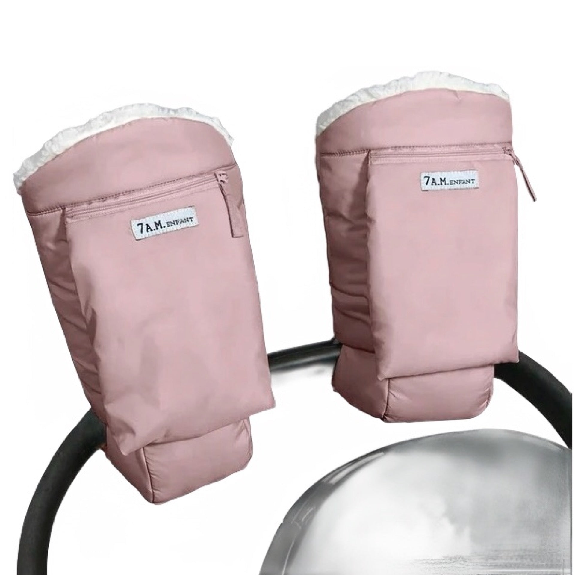 7AM Oslo Cloud Warmmuffs Ash Rose - Online Exclusive