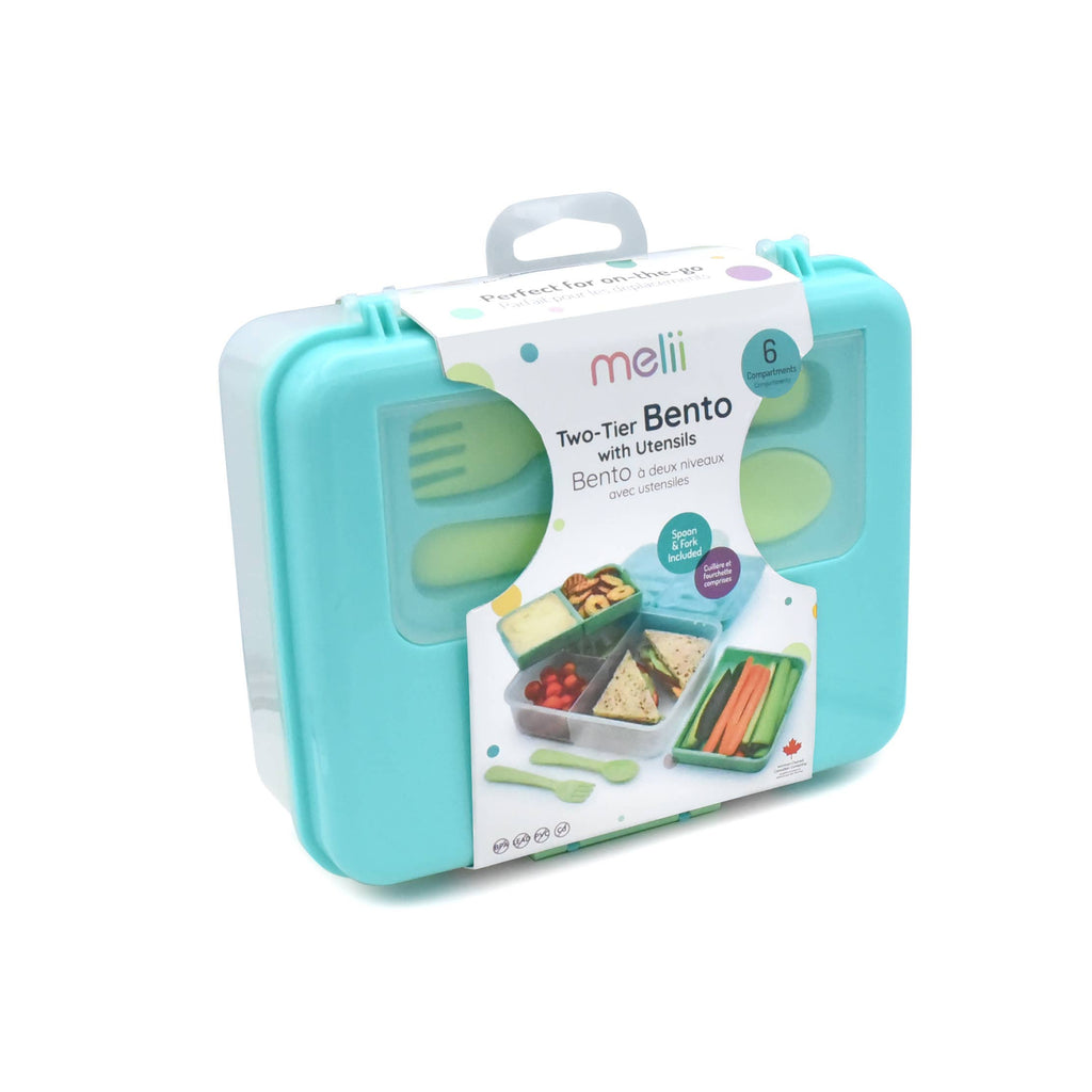 melii 2 Tier Pink Bento Box