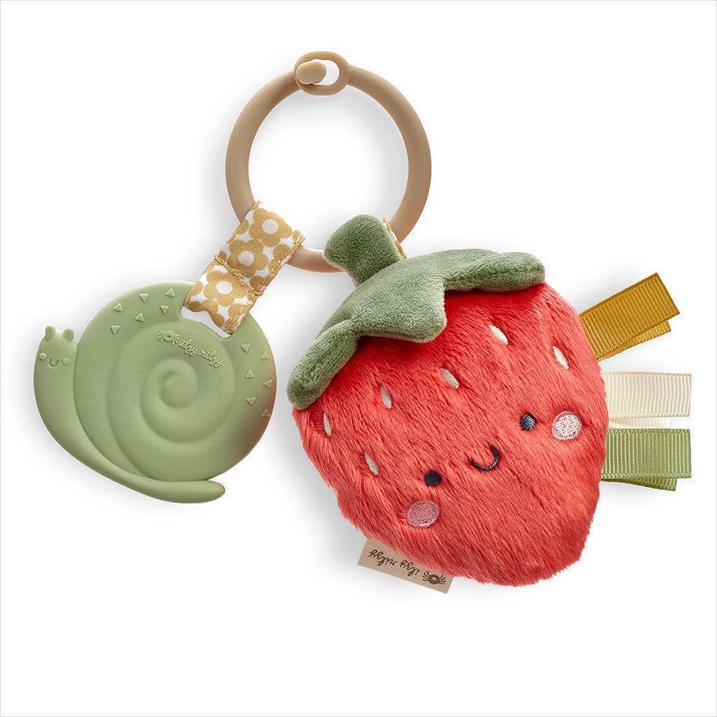 Itzy Ritzy Itzy Pal Cow Plush + Teether