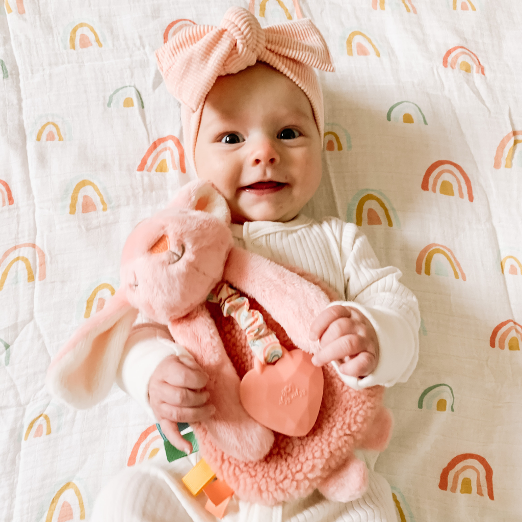 Itzy Ritzy Itzy Friends Billie The Taupe Bunny Lovey Plush