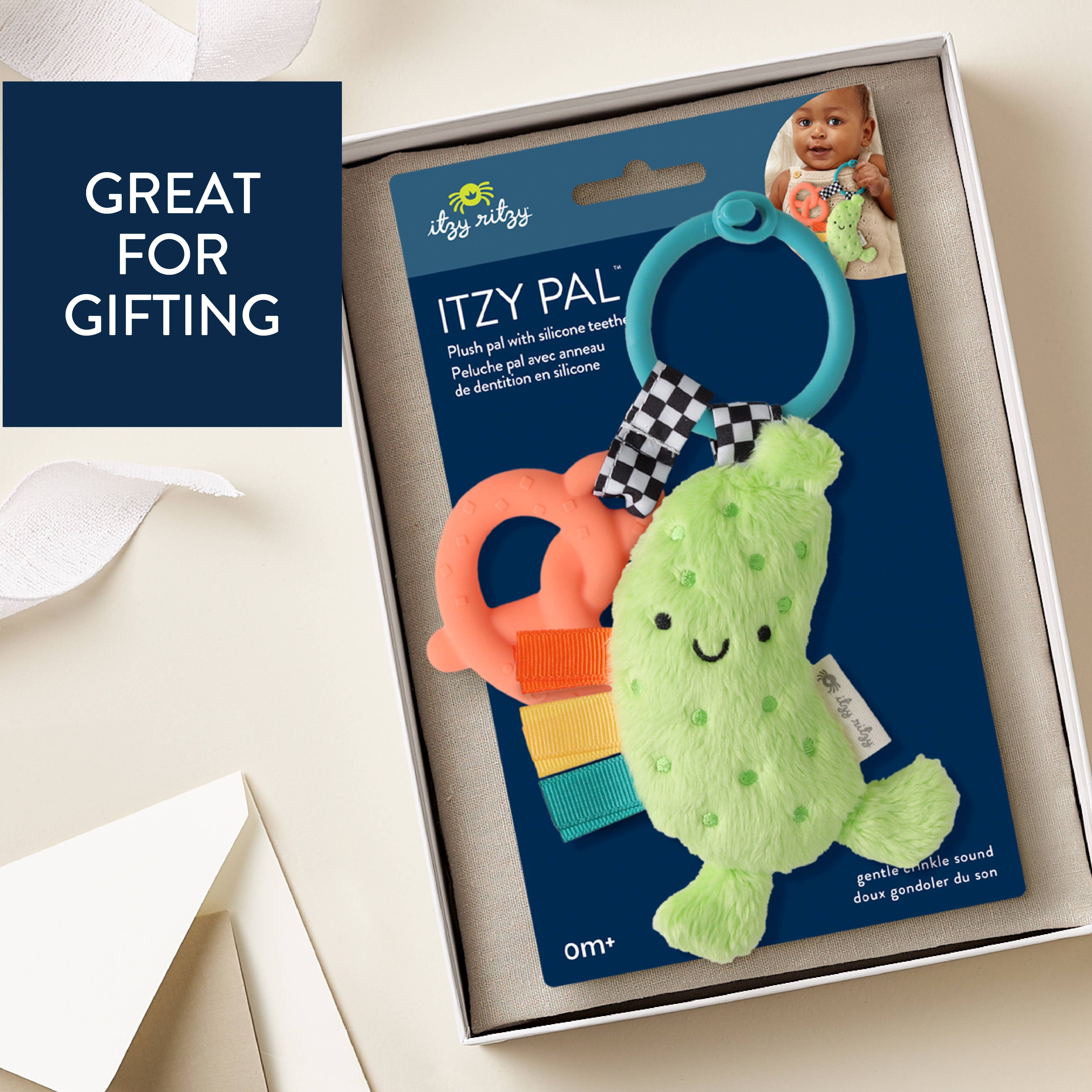 Itzy Ritzy Itzy Pal Cow Plush + Teether