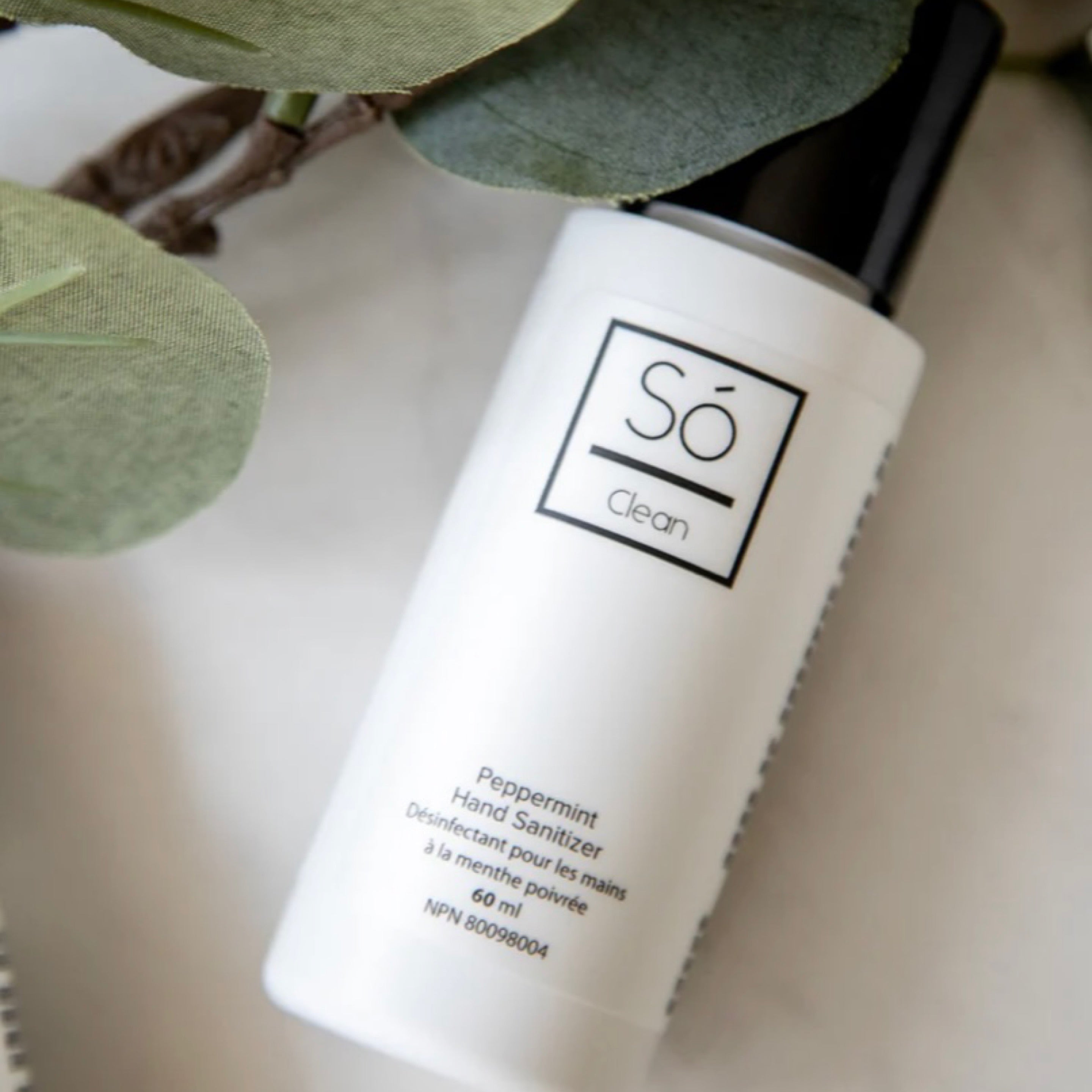 Só Luxury Clean Peppermint Hand Sanitizer (60 mL)
