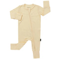 Belan J Vanilla Footless Sleeper with Fold-Over Cuffs
