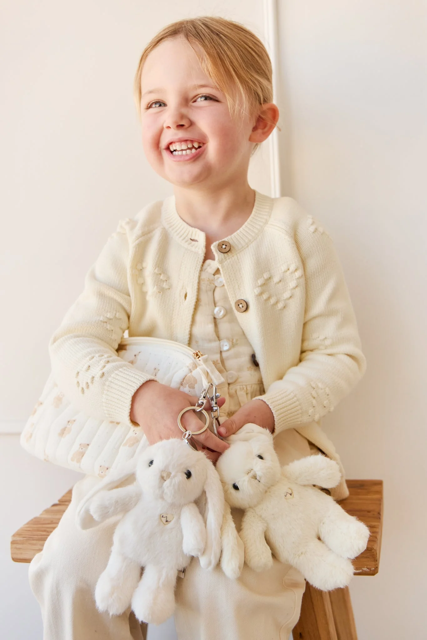 Snuggle Bunnies Keyring Penelope the bunny - Sunshine
