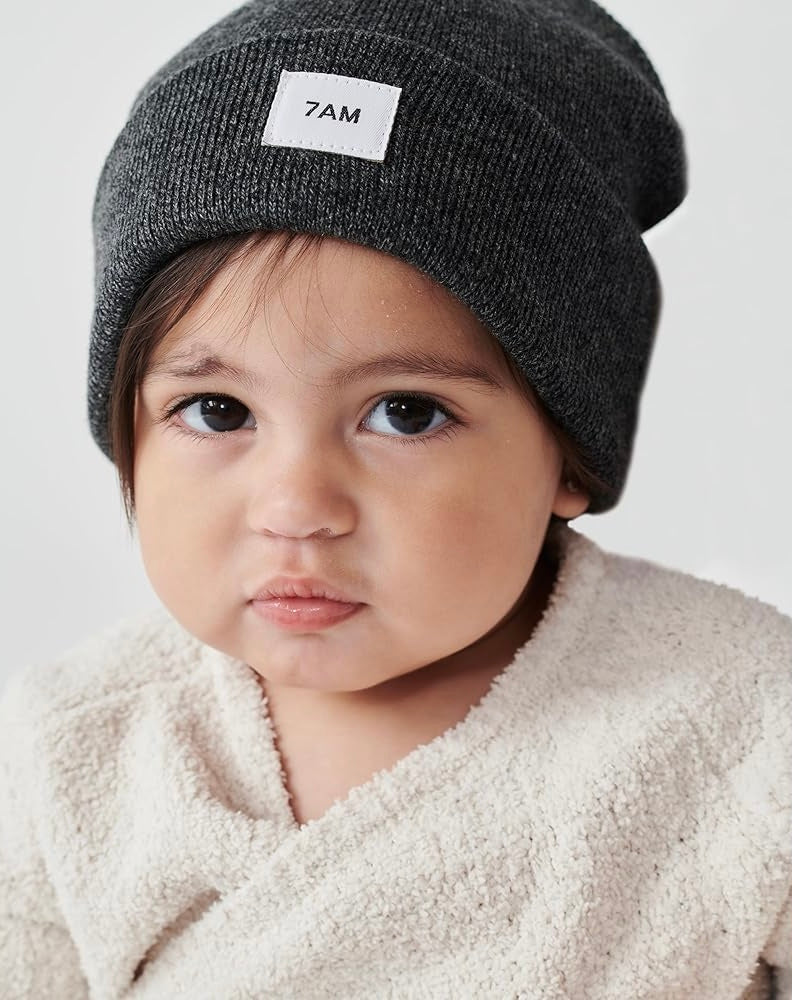 7AM Black Beanie