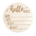 Lovely Design and CO - Hello World Birth Stat Round